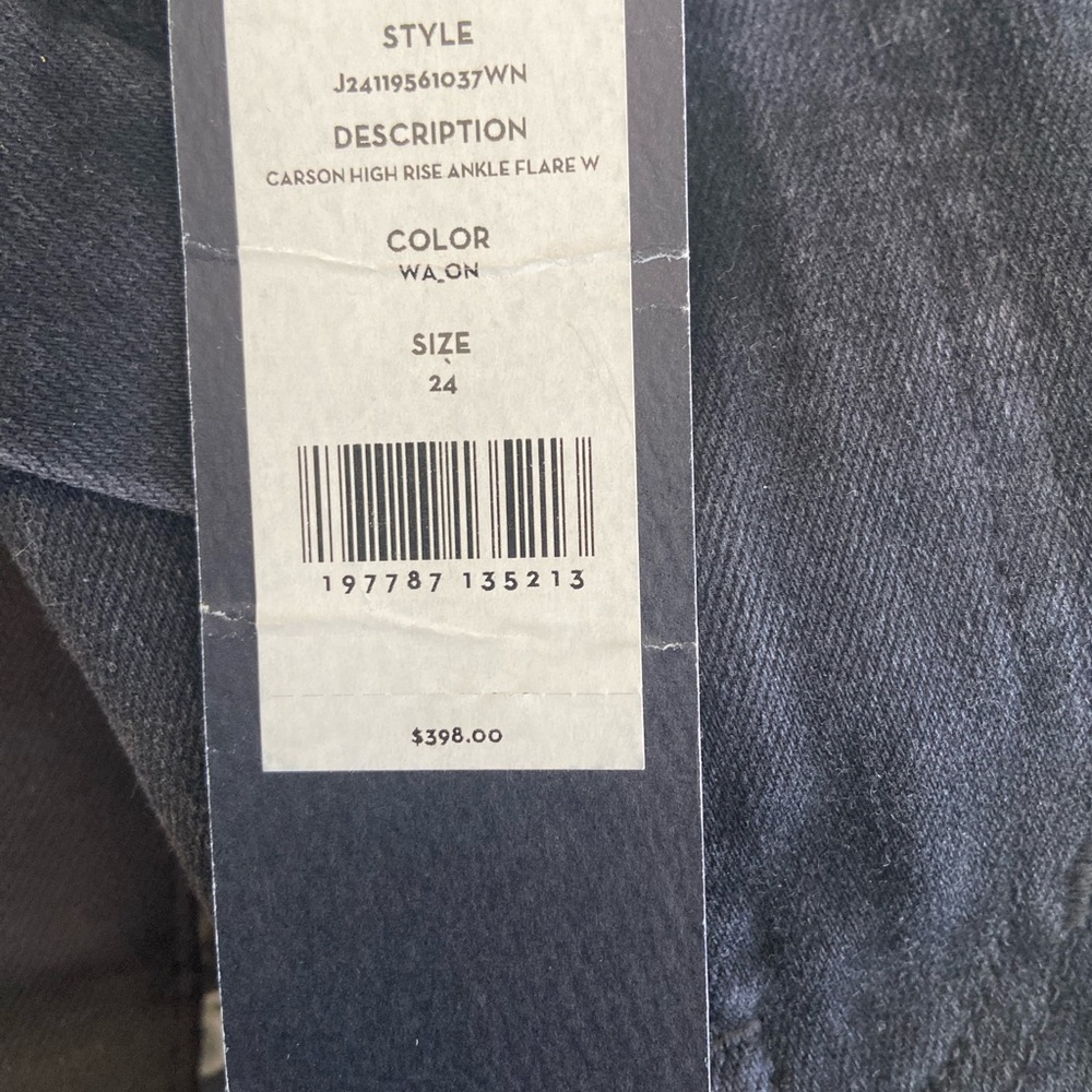 Veronica Beard Black Flare Jeans - Picture 6 of 6